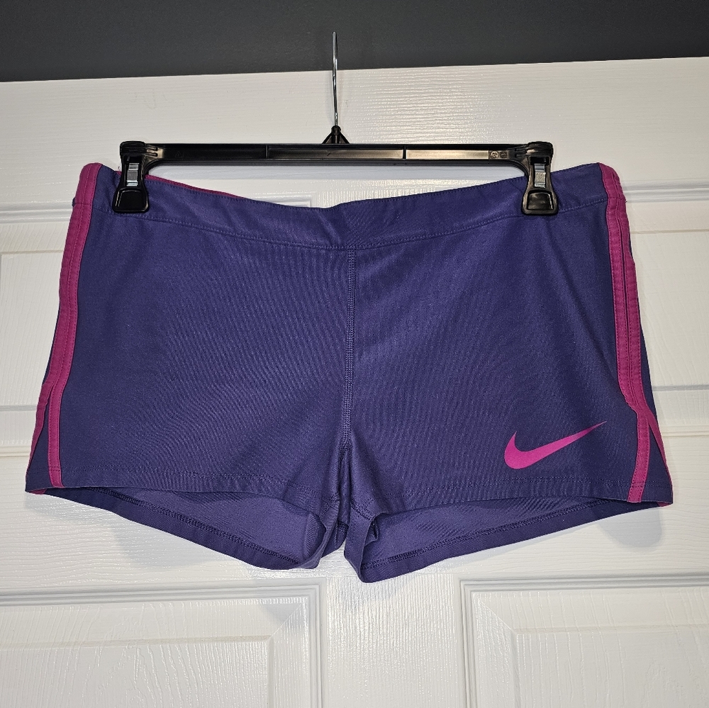 Purple Nike shorts size XL